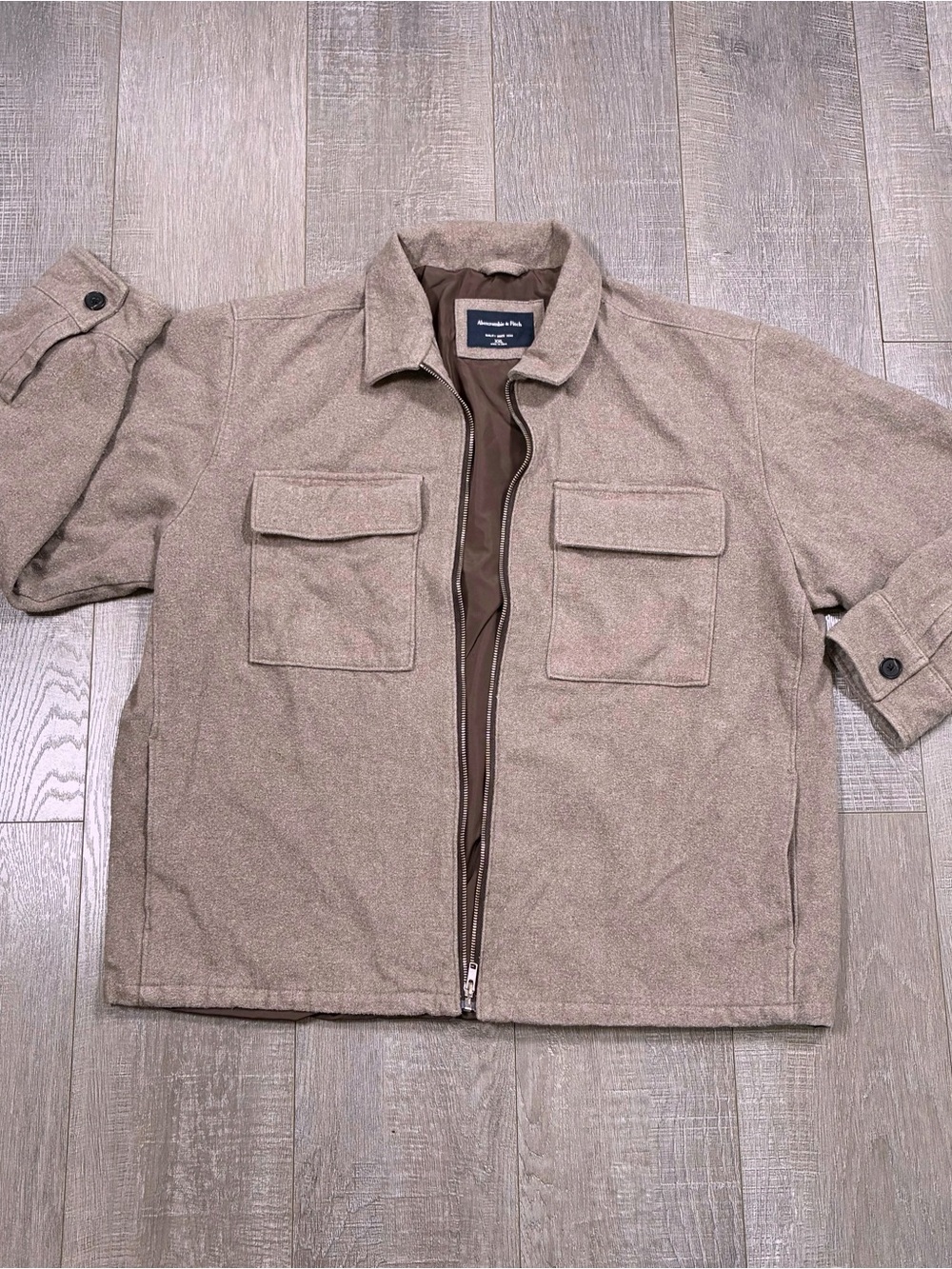 ABERCROMBIE & FITCH Men’s Full Zipper Jacket Size XXL